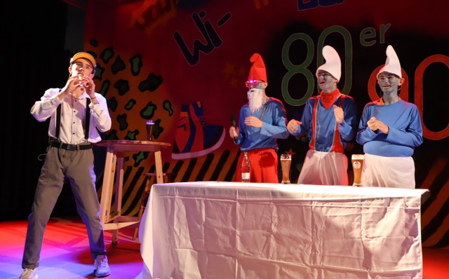 Otto und die Schlmpfe machten mchtig Spa.  | Foto: Gudrun Gehr