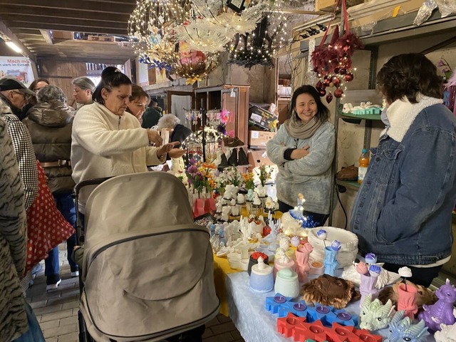 Beim Machchwerkmarkt gab es viele neu...chtsdeko-Ideen zu sehen und zu kaufen. | Foto: Jutta Schütz Beim Machchwerkmarkt gab es viele neu...chtsdeko-Ideen zu sehen und zu kaufen. | Foto: Jutta Schütz