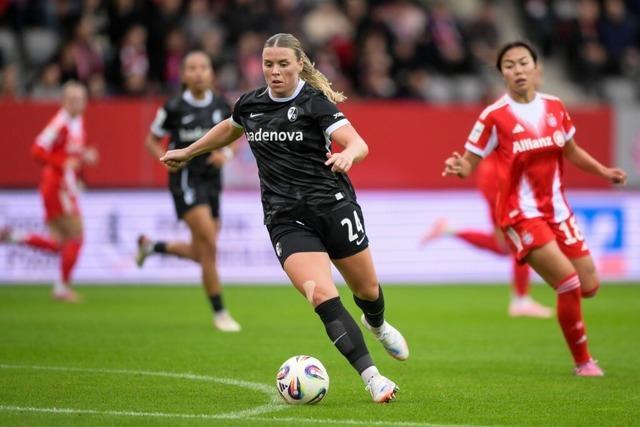 Die Islnderin Ingibjrg Sigurdardottir spielt fr die SC-Freiburg-Frauen nur zu gern im November