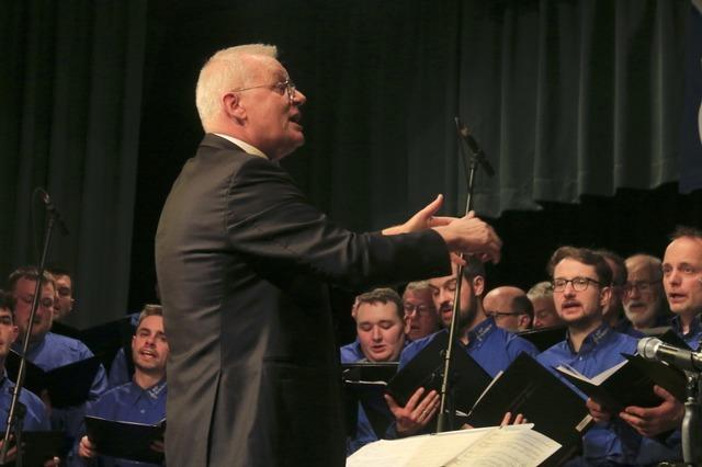 Drei Chre sorgen beim Mnnergesangverein Schuttertal fr Begeisterung