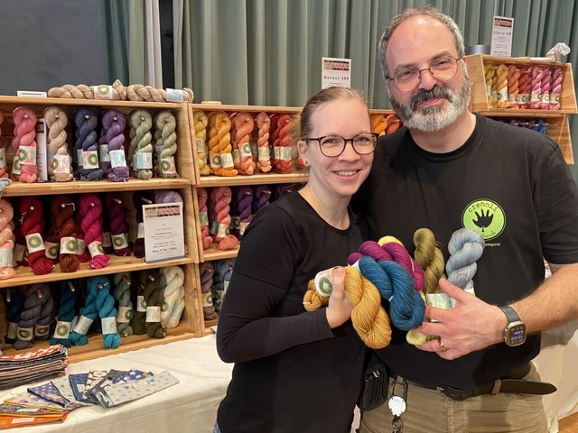 Dorothea Sommer-Richter und Ehemann Ka...ert. Es ist ihre vierte in der Region.  | Foto: Jutta Schtz