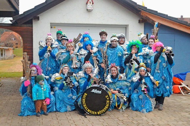 Die Bachschalmeien im galaktischen Kostm  | Foto: Liane Schilling