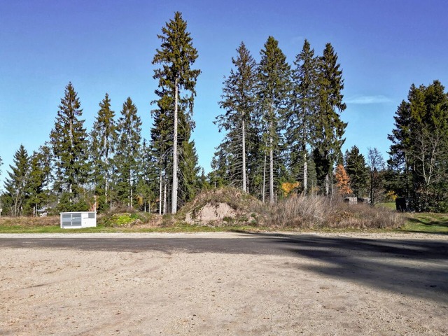 Angrenzend an der Parkplatz- und Event...Rothaus-Htte eine neue Heimat finden.  | Foto: Wilfried Dieckmann