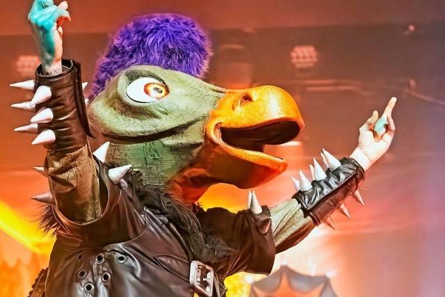 Heavysaurus in Lffingen – Metal-Dinos begeistern Kinder