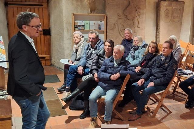 Viele Themen, aber kaum Interesse am Brgertreff mit Lahrer Oberbrgermeister in Burgheim