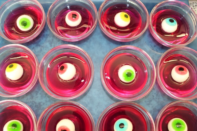 An Halloween gab es Grusel-Grtze als Nachspeise.  | Foto: Schulzentrum Efringen-Kirchen