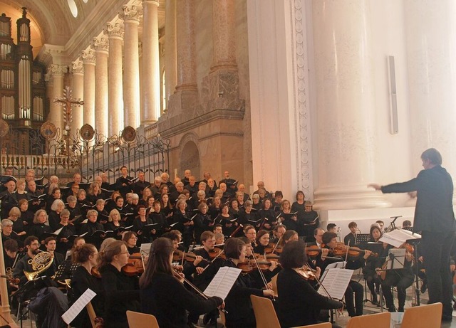Einen stattlichen Festspielchor und ei... Neymeyer und Olaf Nieing aufgeboten.  | Foto: Karin Stckl-Steinebrunner