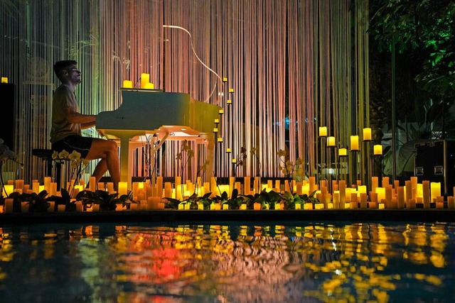 Beim Candlelight-Konzert am 27. Novemb...laviermusik bei Kerzenschein genieen.  | Foto: Badeparadies Schwarzwald