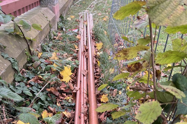 Fr diese gestohlenen Kupferrohre wird der rechtmige Besitzer gesucht.  | Foto: Polizeiprsidium Freiburg