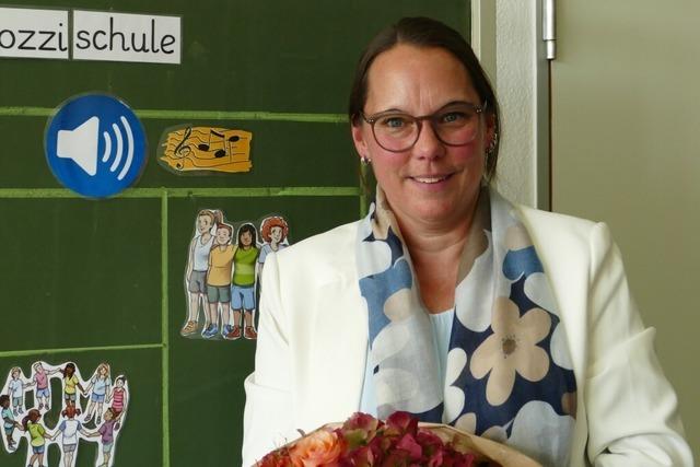 Start mit viel Lob und guten Wnschen: Anja Schubert ist neue Leiterin der Lrracher Pestalozzischule