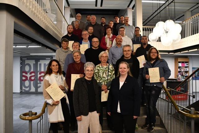 Stadt Rheinfelden ehrt Blutspenderinnen und Blutspender