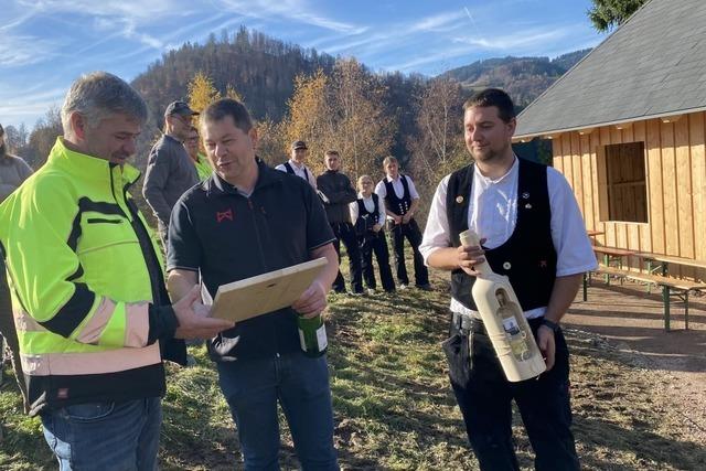 Neue Schutzhtte bei Utzenfeld informiert ber Geschichte des sdlichen Schwarzwalds