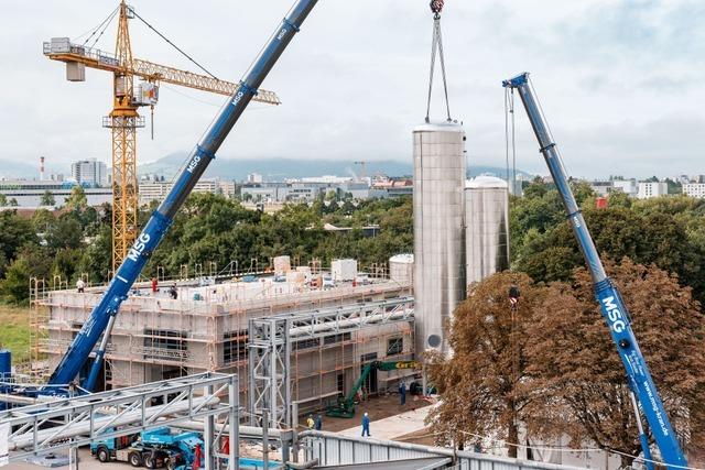 Diese Energiezentrale soll ab Jahresende tausende Freiburger Haushalte mit Wrme versorgen