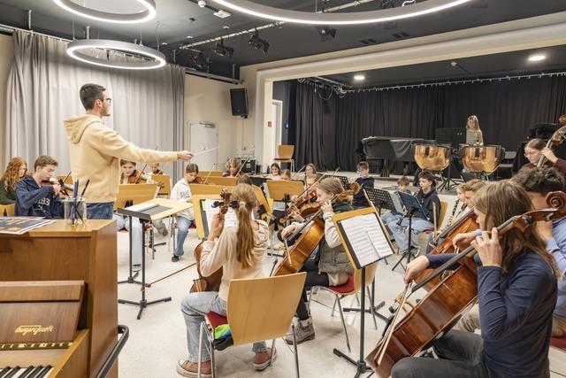 Lrracher Musikschulorchester bereitet Auftritt bei Nacht der Klnge vor