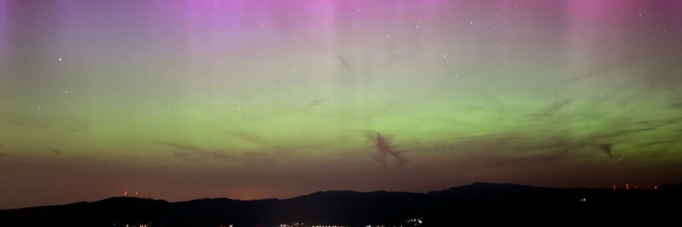 Polarlichter ber Sdbaden - die zweite Chance gibt es heute Nacht