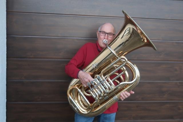 125 Jahre Musikverein Gndlingen: Musiker Gebhard Ehret hat gut die Hlfte dieser Zeit miterlebt