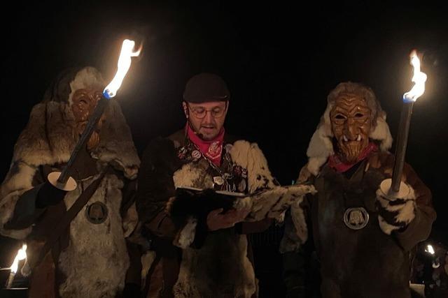 Schopfheimer Narren lassen den Kopf nicht hngen – weil laut Motto das Wasser bis zum Hals steht