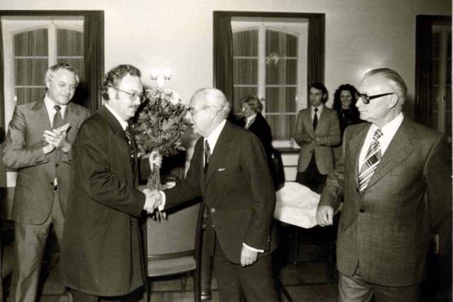 Mit Wahl Martin Grbers auf den Rathauschefsessel endete vor 50 Jahren in Offenburg die Nachkriegszeit