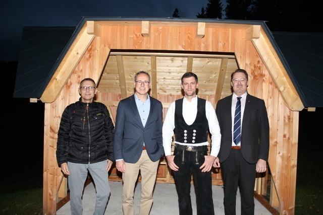 In Todtmoos gibt es jetzt ein neues Unterstandshuschen fr Schler und Wanderer