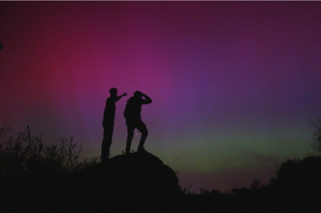 Polarlichter ber Sdbaden - die zweite Chance gibt es heute Nacht