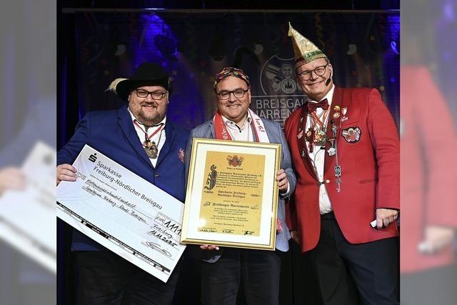 Der Narrenpreis geht an den Sparkassenchef