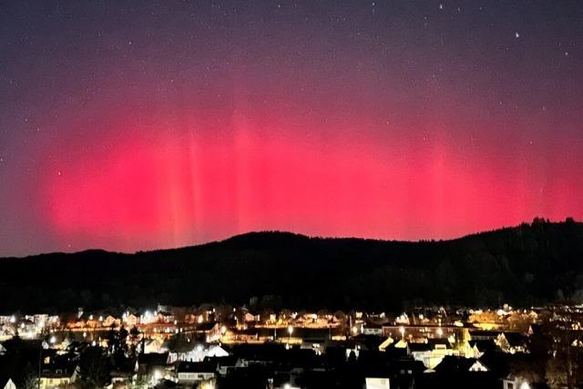 Polarlichter ber Sdbaden – die vorerst letzte Chance gibt es heute Nacht