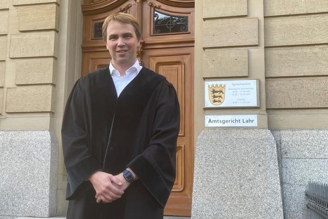 Warum Richter Tim Richter von Offenburg nach Lahr zurckkehrt – und was sich dadurch fr ihn ndert