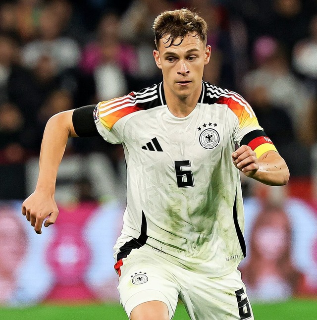 Kann gegen Luxemburg verletzungsbedingt nicht spielen: Joshua Kimmich. | Foto: Christian Charisius/dpa Kann gegen Luxemburg verletzungsbedingt nicht spielen: Joshua Kimmich. | Foto: Christian Charisius/dpa