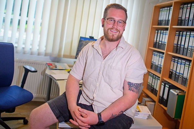 Jens Klie ist Sozialarbeiter und Sucht... beim Caritasverband Sdniedersachsen.  | Foto: Klaus-Dietmar Gabbert (dpa)