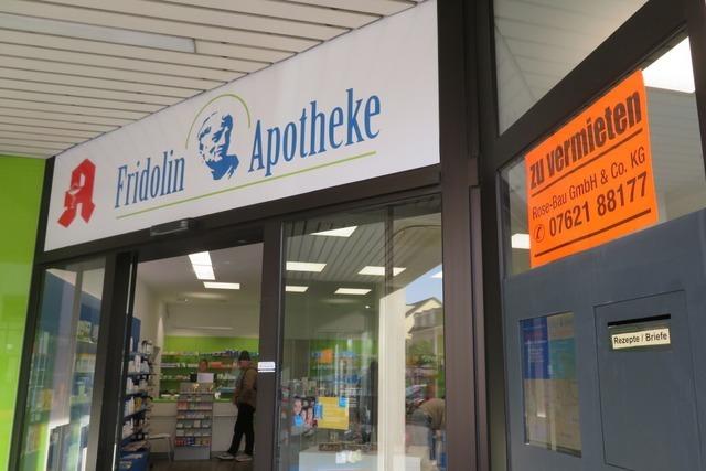Die Fridolin-Apotheke in Lrrach-Stetten schliet