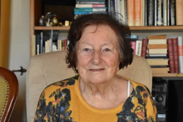 Ein Leben fr Lokalpolitik und Natur: Vreni Hirt aus Lrrach ist 90 geworden