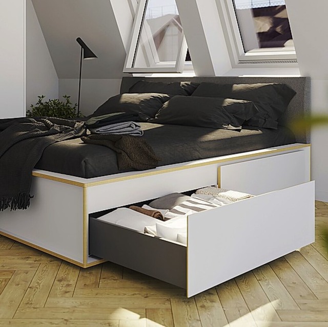 Viel Stauraum unterm Bett  | Foto: Mller Mbelwerksttten (dpa)