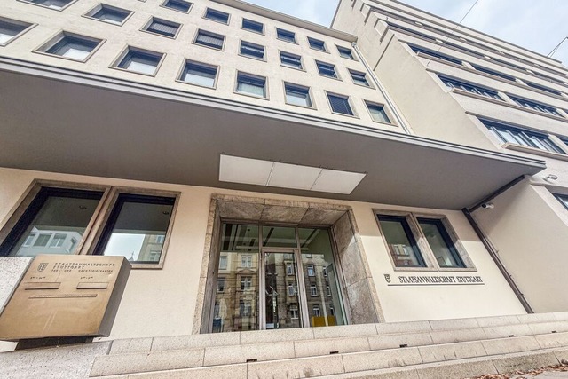Das Gebude der Staatsanwaltschaft in Stuttgart  | Foto: Jason Tschepljakow (dpa)