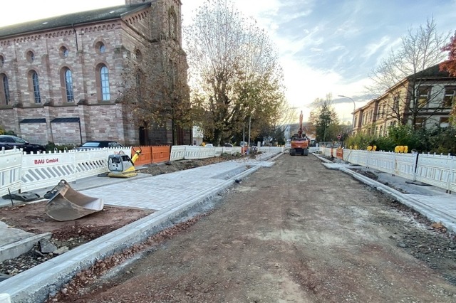 Die Baustelle in der Adolf-Mller-Strae in Schopfheim soll bald beendet werden.  | Foto: Stadt Schopfheim