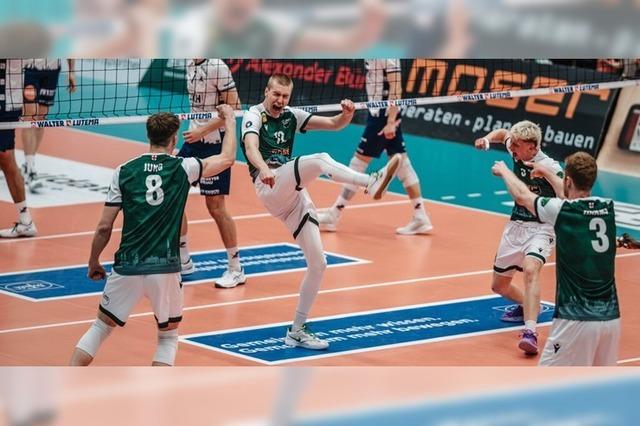 Liam Kristjanson ist bei den Freiburger Volleyballern der Spavogel mit dem Storchenschritt