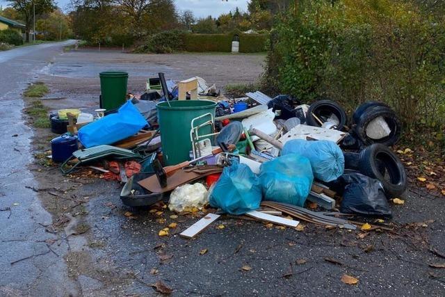 Immer wieder wird in Lahr illegal Abfall aller Art entsorgt