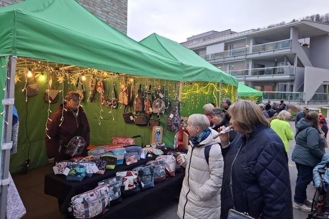 Beim Hertener St. Josefshaus gab es wieder einen stimmungsvollen Abendverkauf