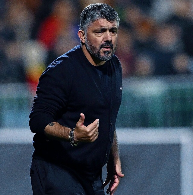 Fünf Spiele, fünf Siege – und de...ttern: Italiens Coach Gennaro Gattuso. | Foto: IMAGO/Gribaudi/ImagePhoto Fünf Spiele, fünf Siege – und de...ttern: Italiens Coach Gennaro Gattuso. | Foto: IMAGO/Gribaudi/ImagePhoto