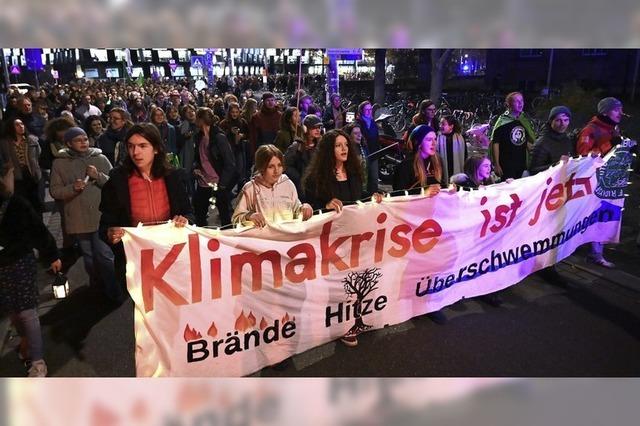 Klima-Protest in Freiburg