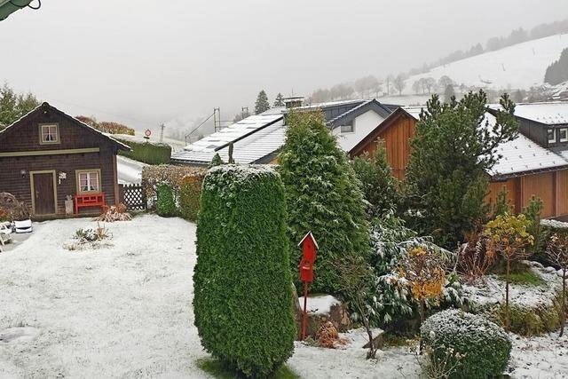 Erster Schnee zu Wochenbeginn
