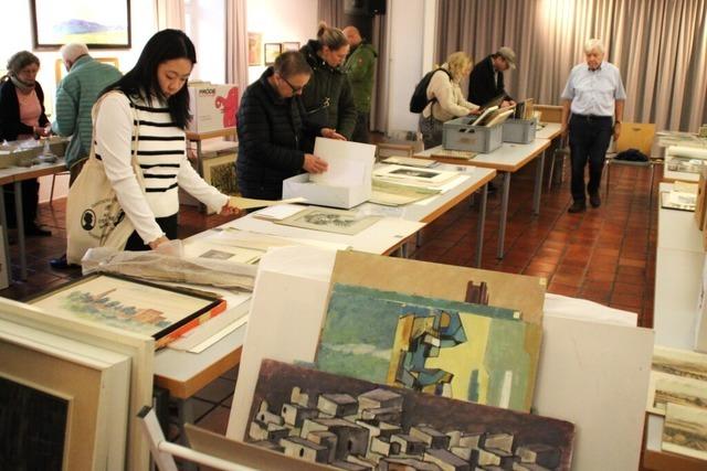 Der erste Museumsmarkt in Lrrach bietet Seltenes fr Sammler