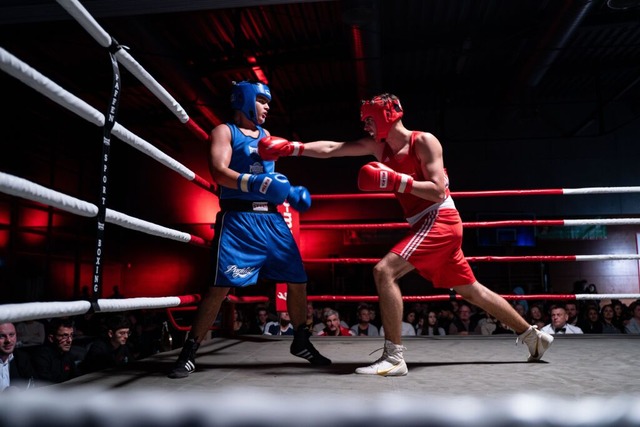 Spannende Kmpfe gab es bei der groen...t in der Riegeler Rmerhalle zu sehen.  | Foto: Box-Club Riegel
