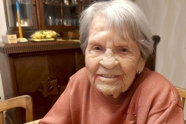 Elisabeth Hug aus Elzach wird 100 - und ist niemals umgezogen