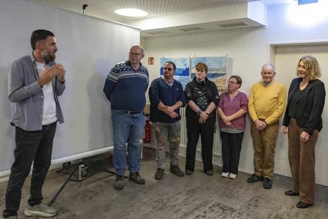 Zehn Jahre Atelier Frida in Brombach: Knstler der Lebenshilfe Lrrach feiern ihre Begabung