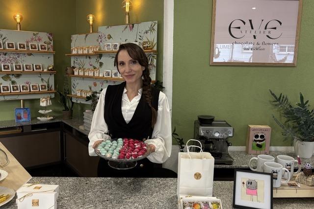 Schokolade, Kunst und Familiengeschichte verbindet Veronika Eitenaier in Basel