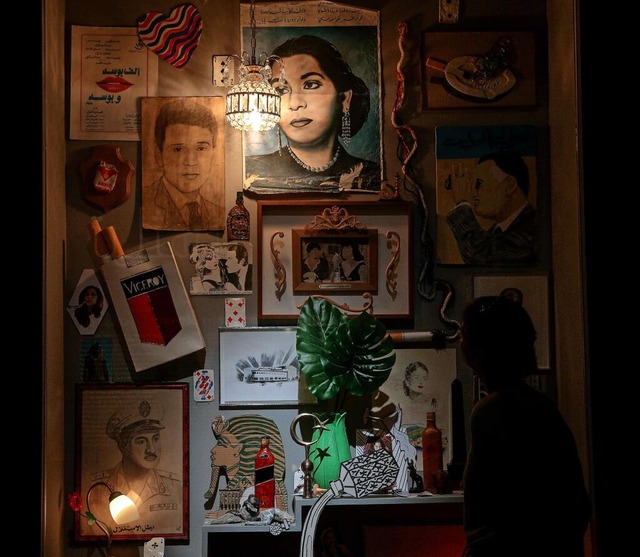 Blick in die Ausstellung.  | Foto: Marwan Naamani/dpa