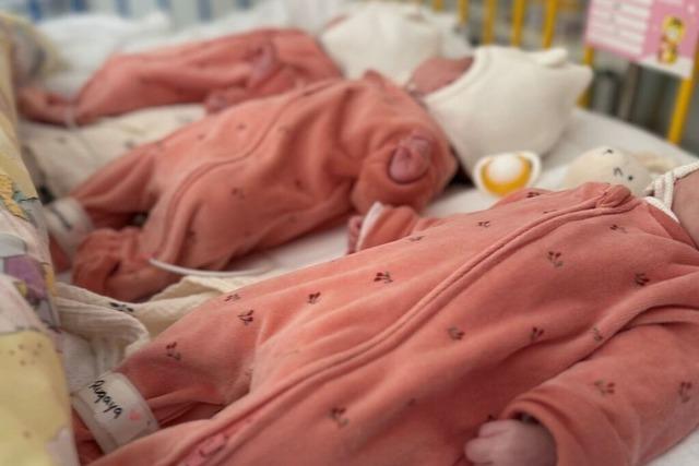 Seltene Drillinge in Bblingen - Lottoglck im Kreisaal