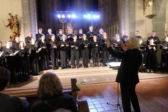 Wolfgang Schfer und der Frankfurter Kammerchor in Staufen: Abschied mit A-cappella-Sprengkraft