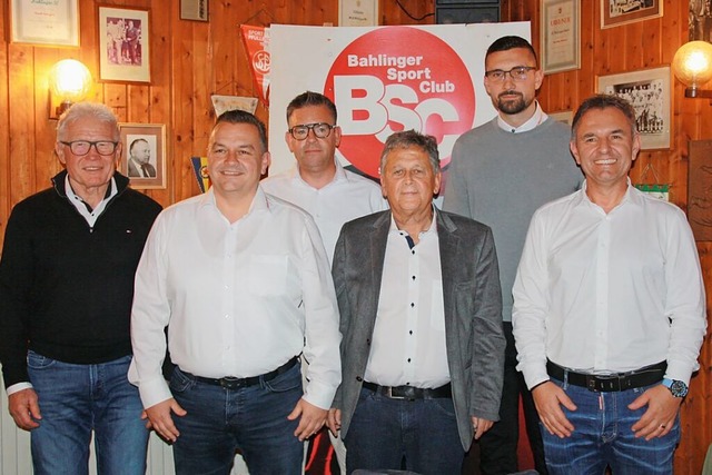 Das Vorstandsteam des Bahlinger SC, vo...Bühler, Walter Adam und Dirk Giessler. | Foto: Christiane Franz Das Vorstandsteam des Bahlinger SC, vo...Bühler, Walter Adam und Dirk Giessler. | Foto: Christiane Franz