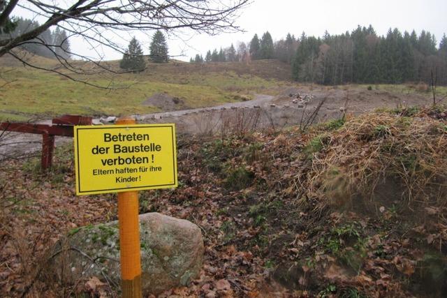 Fr die Deponie Eckle in Bernau gilt jetzt Betreten verboten